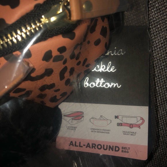 PETUNIA PICKLE BOTTOM-All-Around Belt Bag in Leopard Leatherette - Picture 5 of 6